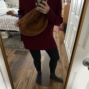 Brown fur sling Bag